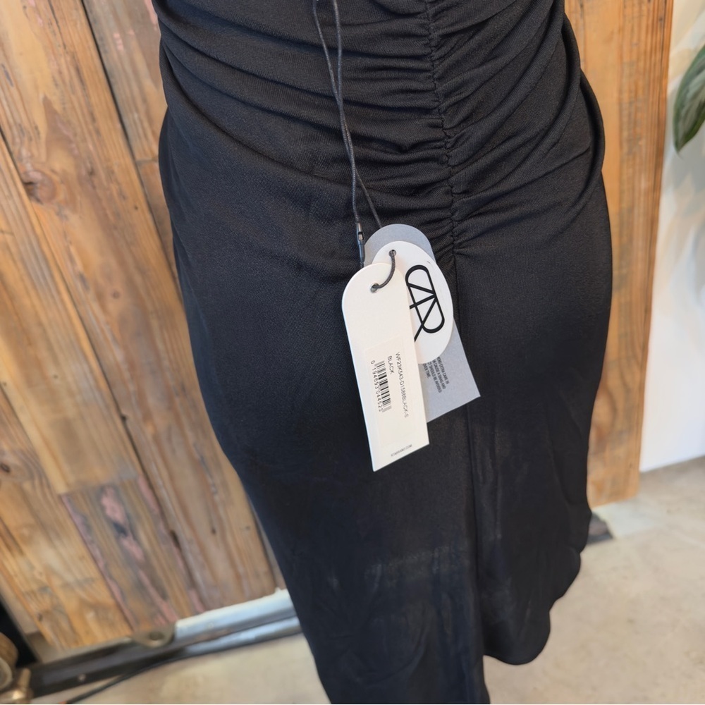 NWT RtA Jersey Twist Front Dress in Black Sz Small - Picture 12 of 12